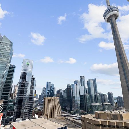 2Bedroom Cn Tower And Water Views - Free Parking - Rooftop Pool Toronto Buitenkant foto